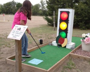 Mini-golf at the Starlite Drive-In